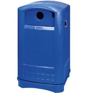  Plaza Recycling Container in Blue