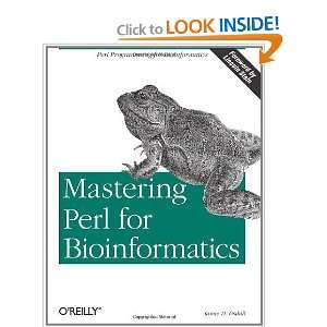   Mastering Perl for Bioinformatics [Paperback] James D. Tisdall Books