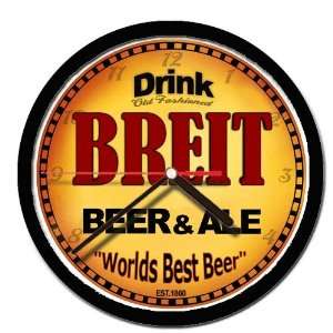  BREIT beer and ale cerveza wall clock 