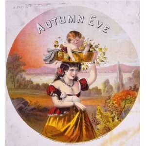   . poster Autumn eve / George W. Averell Lith. & Pr