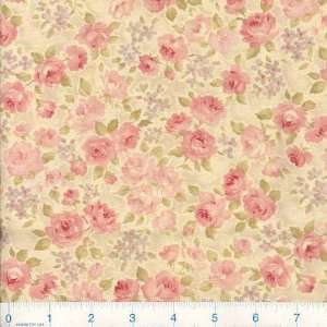  45 Wide Mary Rose Antique Blossoms Peach Rose Fabric By 
