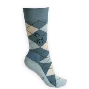  Tally Ho Calf Length Argyle Socks 