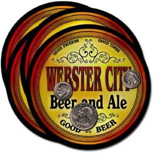  Webster City, IA Beer & Ale Coasters   4pk Everything 