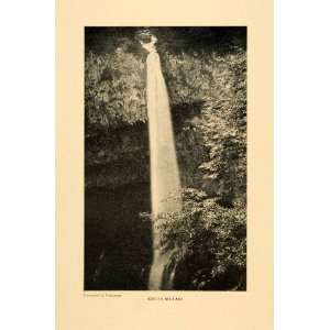 1903 Print Kegon no taki Japan Waterfalls Lake Chuzenji Nikko National 