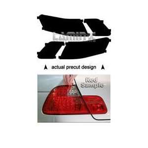   (10  ) Tail Light Vinyl Film Covers ( RED ) by Lamin x Automotive