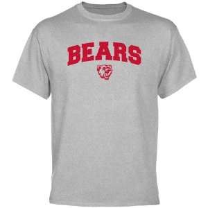  NCAA Bridgewater State Bears Ash Logo Arch T shirt 
