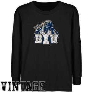  Brigham Young University T Shirt  BYU Cougars Youth Black 