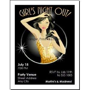  Stylin Girls Night Out Party Invitation Health & Personal 