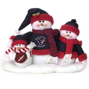  BSS   Houston Texans NFL Plush Tabletop Snow Family (16 