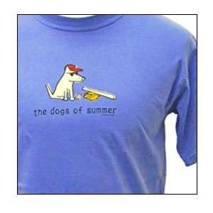  Designer Cotton T Shirt   Garment Dyed The Dogs of Summer 