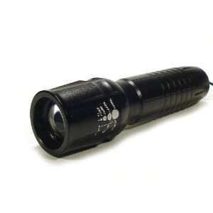 CREE LED Tactical Flashlight Zoom Adjustable Strobe Mode Rechargeable 