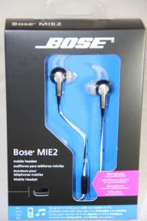 New Bose MIE2 Mobile In Ear Headset Headphones With Inline Mic and 