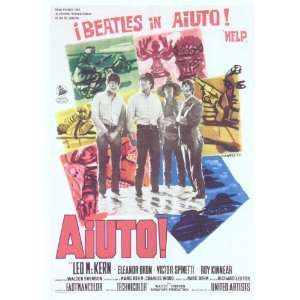 Help (1965) 27 x 40 Movie Poster Italian Style A 