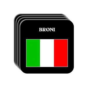  Italy   BRONI Set of 4 Mini Mousepad Coasters 