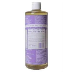 Dr. Bronners Magic Soaps Pure Castile Soap, 18 in 1 Hemp Lavender, 32 