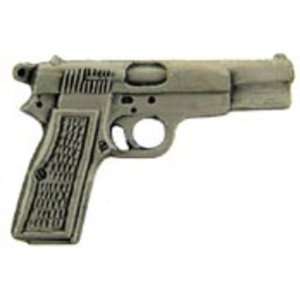  Browning Semi Auto Handgun Pin Pewter 1 Arts, Crafts 