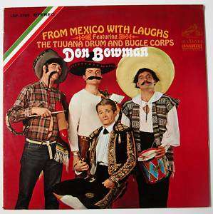 1967 Don Bowman Country LP From Mexico With Laughs VG+  