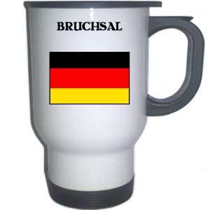  Germany   BRUCHSAL White Stainless Steel Mug Everything 