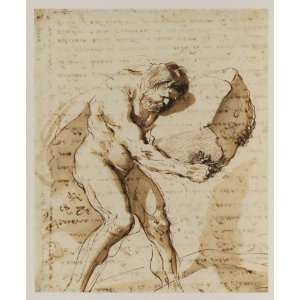   Guercino (Barbieri, Giovanni Francesco)   24 x 30 inches   Sisyphus
