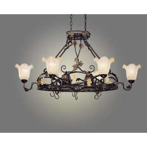   Brunello Eight Light Up Light Chandelier from the Brunello Colle Home