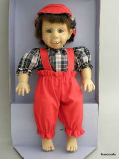 MY PALS Gigo Toy DOLL NIB Vinyl Soft BOY Red Pants 90s  