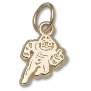  Ohio State Buckeyes 3/8 New Brutus Charm   Gold Plated 