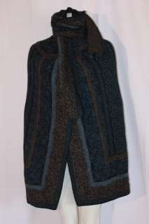 MISSONI Women Vtg PONCHO Sweater Cloak SCARF CAPE Sz 8  