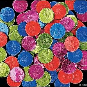  Luau Bubble Gum Candy Coins (100 pc) Toys & Games