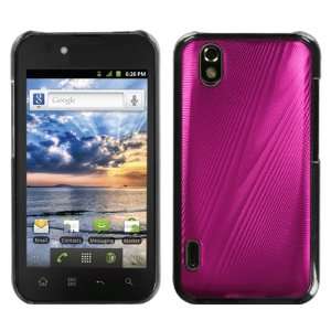 com LG LS855 (Marquee) Hot Pink Cosmo Back Protector Cover (free Anti 