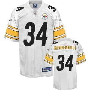 Rashard Mendenhall #34 Pittsburgh Steelers Replica NFL Jersey White 