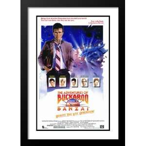 Adventures of Buckaroo Banzai 32x45 Framed and Double Matted Movie 