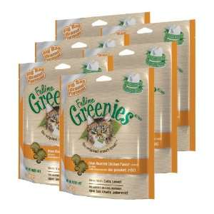  6 PACK Greenies Feline   CHICKEN (2.4 lbs)