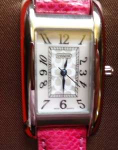 COACH LEXINGTON BREAST CANCER AWARENESS WATCH NEW IN BOX  
