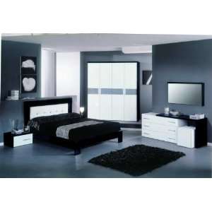  Vig Furniture Italian Modern 5 Piece Bedroom Set Queen Bed 