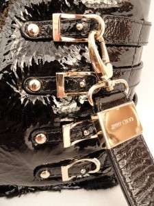 BN Jimmy Choo Bree Black Leather Shoulder Bag Tote  