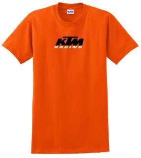 KTM RACING YOUTH ORANGE T SHIRT MX MOTOCROSS RACE SX SUPERCROSS KID 