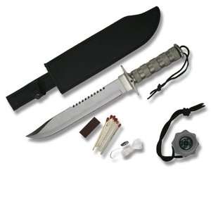  16 inches Survival Knife   SILVER