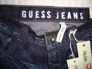 NEW MENS GUESS FALCON BOOT CUT JEANS SIZE 34 x 32