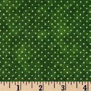  45 Wide Over The Moon Dots Green Fabric By The Yard 