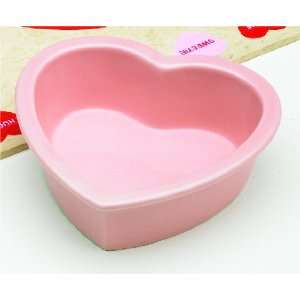  Pink Heart Pet Bowl for Dog or Cat Food or Water by ORE 