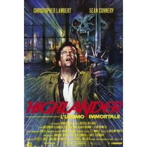  Highlander (1986) 27 x 40 Movie Poster Italian Style A 
