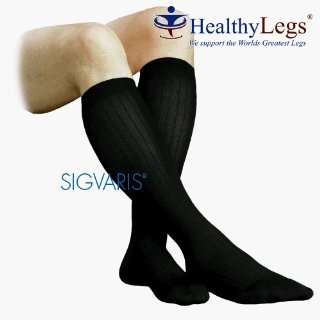  180C Sigvaris Classic Ribbed Support Socks for Men 