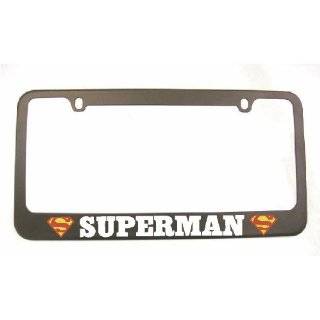 Superman License Plate Frame BLACK by AA
