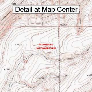  USGS Topographic Quadrangle Map   Providence, Washington 
