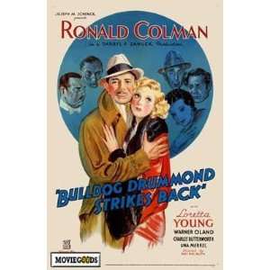  Bulldog Drummond Strikes Back Movie Poster (27 x 40 Inches 