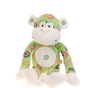  Plush Swirl Print Green Monkey 24 [Toy] Toys & Games