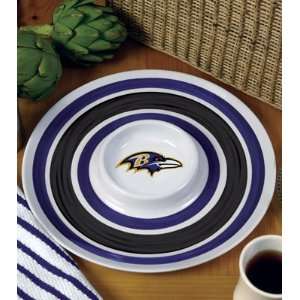    Baltimore Ravens Melamine Chip and Dip Bowl