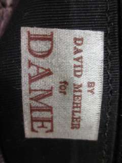 DAVID MEHLER Purple Patchwork Shoulder Bag Handbag  