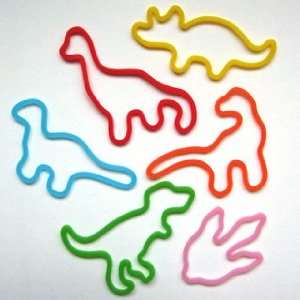  Dinosaur Glow Silly Bands Case (12 Packs) 144 Bands Toys & Games