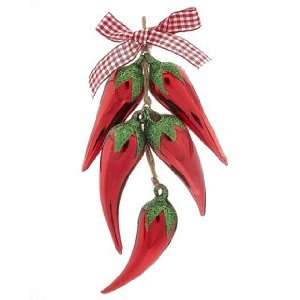  Chili Peppers Christmas Ornament